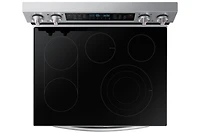 30" 6.3 cu. Ft. Electric Freestanding True Convection Range with Flex Duo™ & Air Fry NE63A6751SS/AC | Samsung Canada