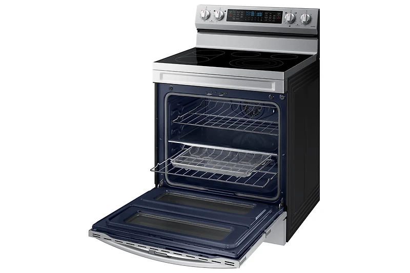 30" 6.3 cu. Ft. Electric Freestanding True Convection Range with Flex Duo™ & Air Fry NE63A6751SS/AC | Samsung Canada