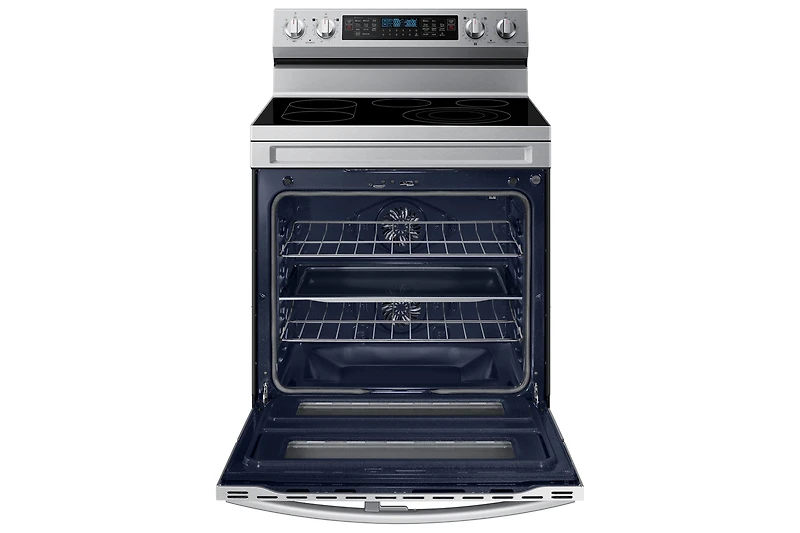 30" 6.3 cu. Ft. Electric Freestanding True Convection Range with Flex Duo™ & Air Fry NE63A6751SS/AC | Samsung Canada