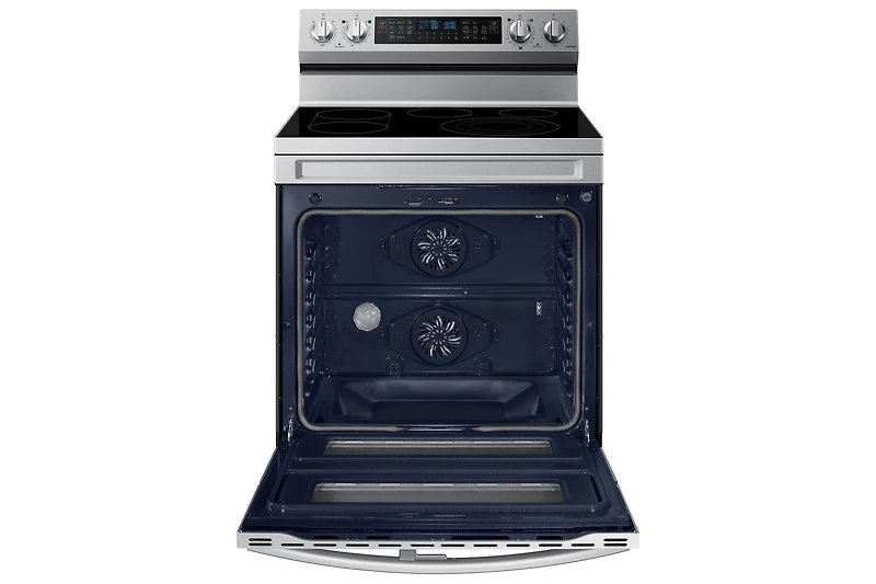 30" 6.3 cu. Ft. Electric Freestanding True Convection Range with Flex Duo™ & Air Fry NE63A6751SS/AC | Samsung Canada