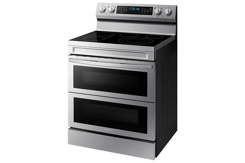 30" 6.3 cu. Ft. Electric Freestanding True Convection Range with Flex Duo™ & Air Fry NE63A6751SS/AC | Samsung Canada