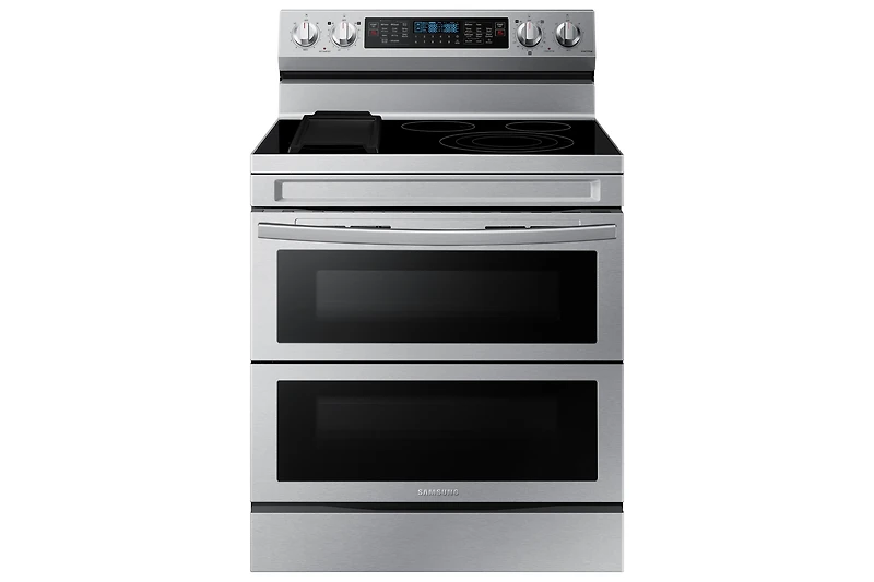 30" 6.3 cu. Ft. Electric Freestanding True Convection Range with Flex Duo™ & Air Fry NE63A6751SS/AC | Samsung Canada