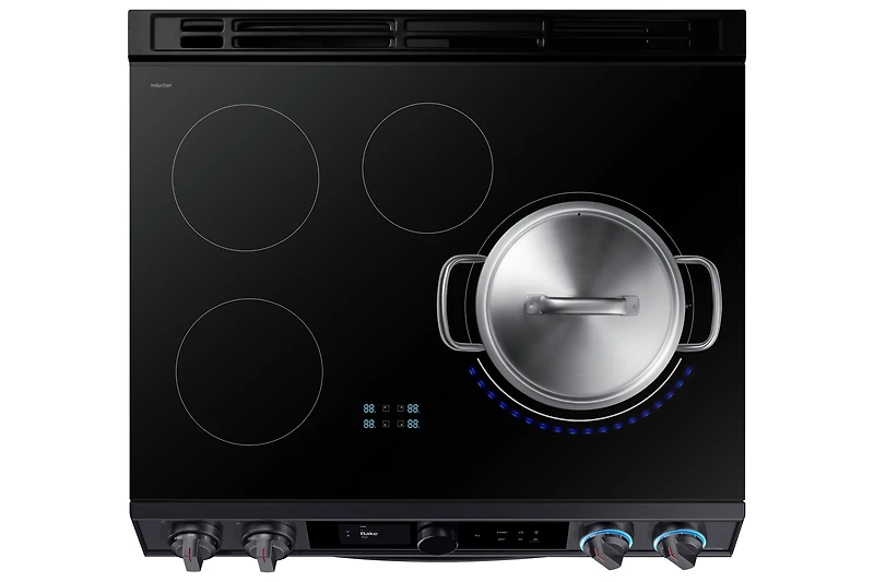 30" 6.3 cu. Ft. Smart Induction Slide-in True Convection Range with Smart Dial & Air Fry