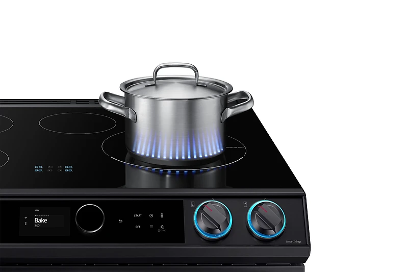 30" 6.3 cu. Ft. Smart Induction Slide-in True Convection Range with Smart Dial & Air Fry