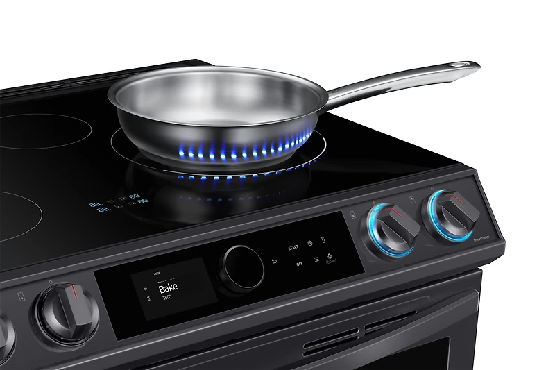 30" 6.3 cu. Ft. Smart Induction Slide-in True Convection Range with Smart Dial & Air Fry