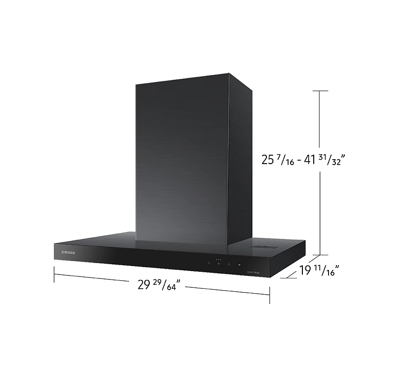30” Bespoke 6 Series Chimney Hood with SmartThings