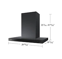 30” Bespoke 6 Series Chimney Hood with SmartThings