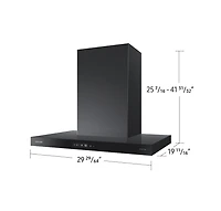 30” Bespoke 7 Series Hood with Triple Air Sensor