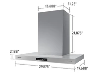 30” Bespoke 7 Series Hood with Triple Air Sensor | Samsung Canada
