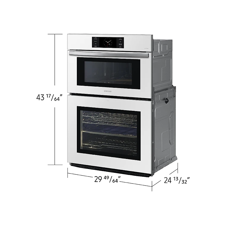 7.0 cu. Ft. Bespoke 7 Series Combination Wall Oven with Air Fry, Air Sous Vide, and Flex Duo NQ70CB700D12AA | Samsung Canada