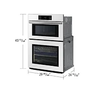 7.0 cu. Ft. Bespoke 7 Series Combination Wall Oven with Air Fry, Air Sous Vide, and Flex Duo NQ70CB700D12AA | Samsung Canada