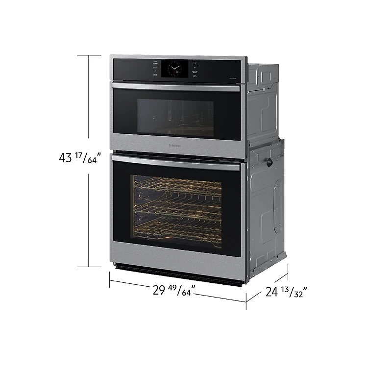 7.0 cu. Ft. 6 Series Combination Wall Oven with Air Fry, and Air Sous Vide | Samsung Canada
