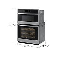7.0 cu. Ft. 6 Series Combination Wall Oven with Air Fry, and Air Sous Vide | Samsung Canada