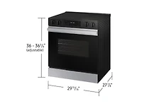 6.3 cu.ft Electric Slide-In Range | Samsung Canada