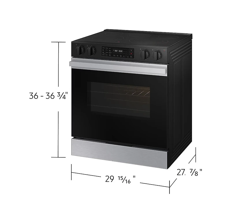Electric Slide-In Range Fan Convection | Air Fry 6.3 cu.ft.