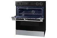 6.3 cu.ft. Electric Slide-In Dual Door Range with Illuminated Knobs | Samsung Canada