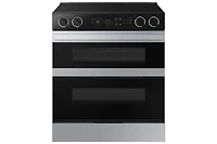 6.3 cu.ft. Electric Slide-In Dual Door Range with Illuminated Knobs | Samsung Canada