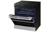 6.3 cu.ft. Electric Slide-In Dual Door Range with Illuminated Knobs | Samsung Canada
