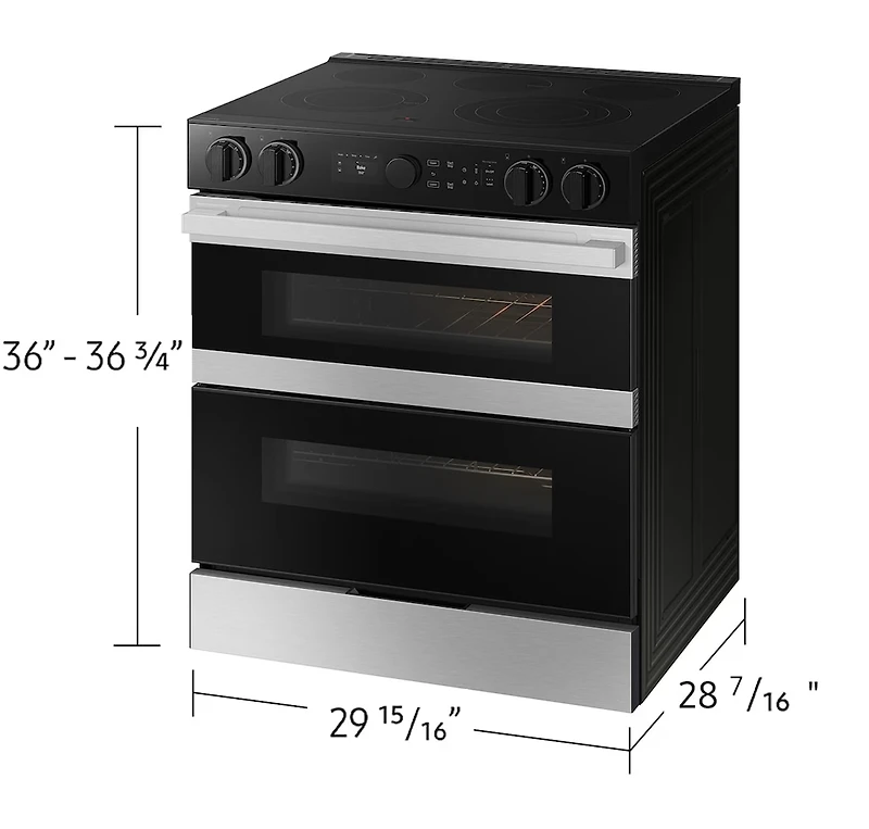Electric Slide-In Range Flex Duo™ | Air Fry | Air Sous Vide 6.3 cu.ft.
