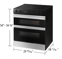 Electric Slide-In Range Flex Duo™ | Air Fry | Air Sous Vide 6.3 cu.ft.