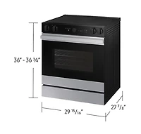 Electric Slide-In Range True Convection | Smart Oven Camera | Air Sous Vide 6.3 cu.ft.