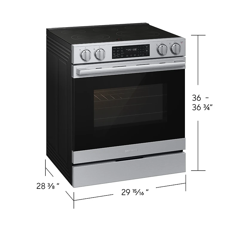 Electric Slide-In Range True Convection with Air Fry Max | Air Sous Vide 6.3 cu.ft