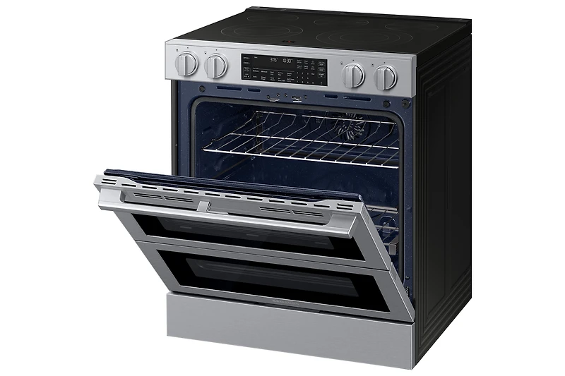 Electric Slide-In Range 90H Flex Duo™ | True Convection with Air Fry Max | Illuminated Precision Knobs 6.3 cu.ft.