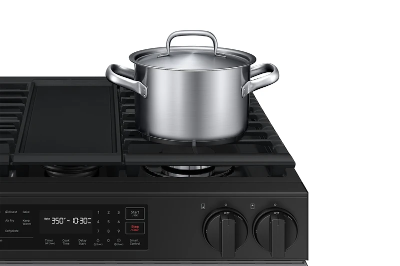 6.0 cu.ft Gas Slide-In Range with Air Fry | Samsung Canada