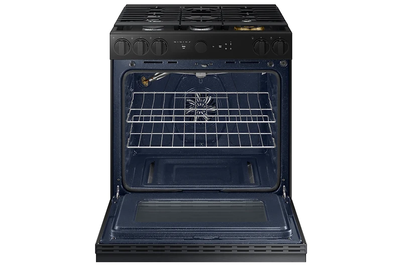 6.0 cu.ft. Gas Slide-In Range with Air Sous Vide | Samsung Canada