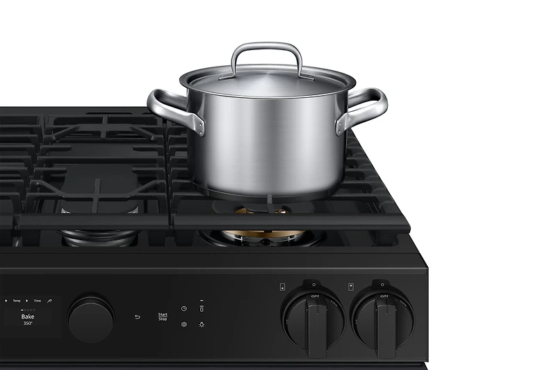 6.0 cu.ft. Gas Slide-In Range with Air Sous Vide | Samsung Canada