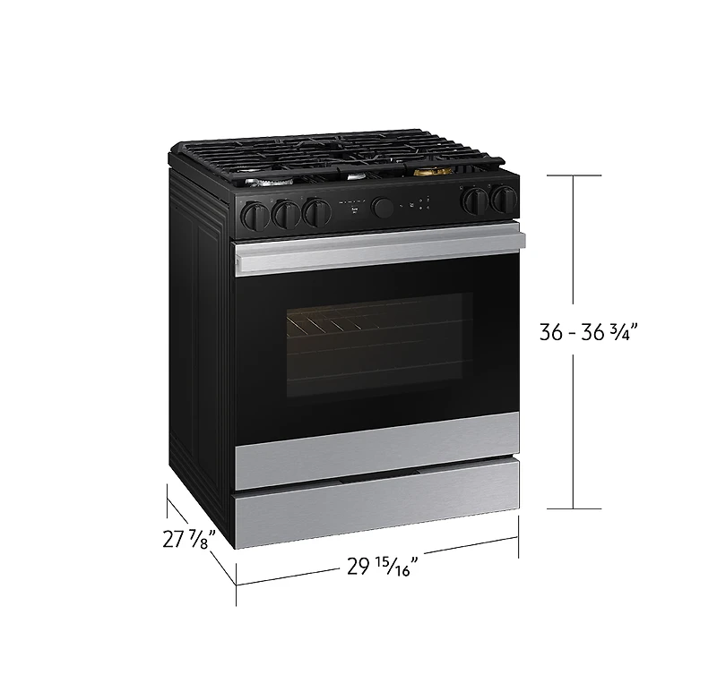 Gas Slide-In Range True Convection | Air Fry | Air Sous Vide 6.0 cu.ft.
