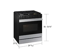 Gas Slide-In Range True Convection | Air Fry | Air Sous Vide 6.0 cu.ft.
