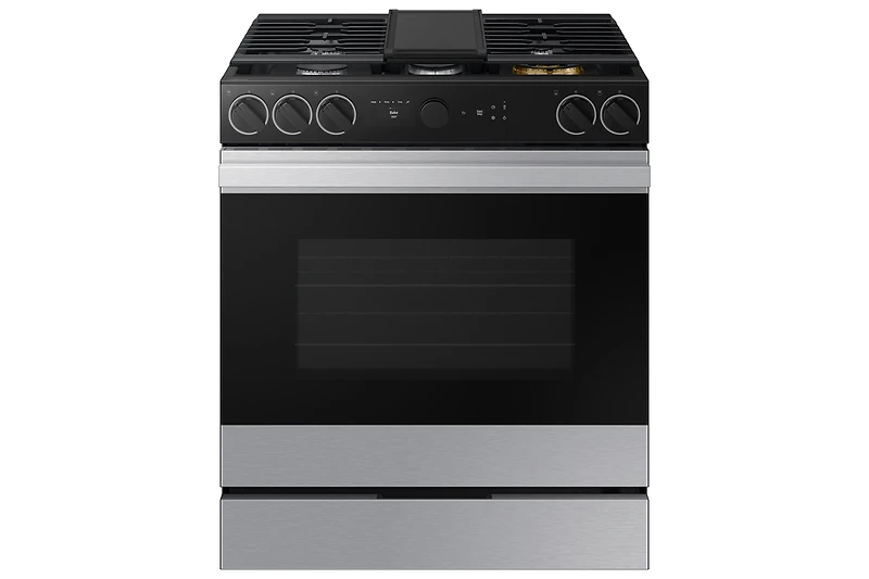 6.0 cu.ft. Gas Slide-In Range with Smart Oven Camera | Samsung Canada