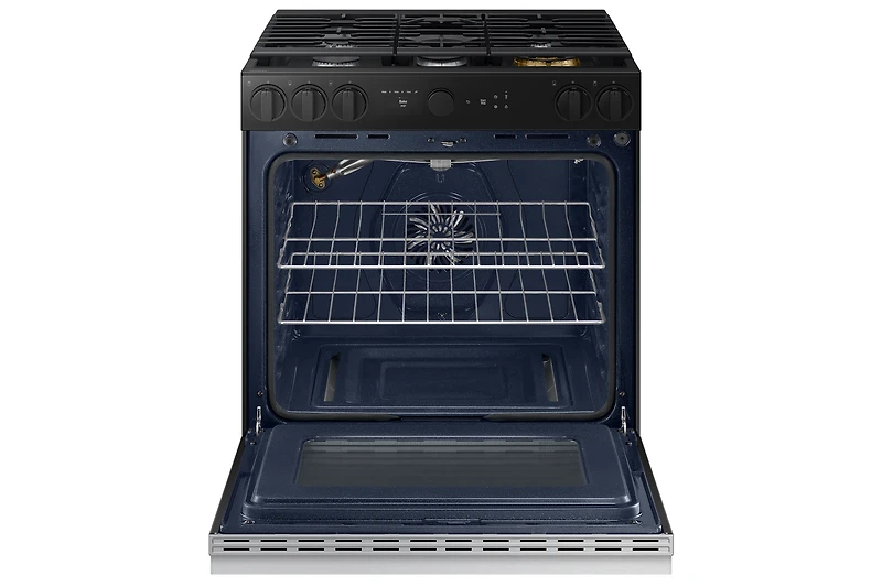 6.0 cu.ft. Gas Slide-In Range with Smart Oven Camera | Samsung Canada