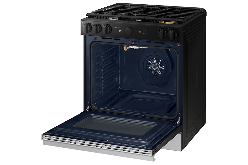 6.0 cu.ft. Gas Slide-In Range with Smart Oven Camera | Samsung Canada