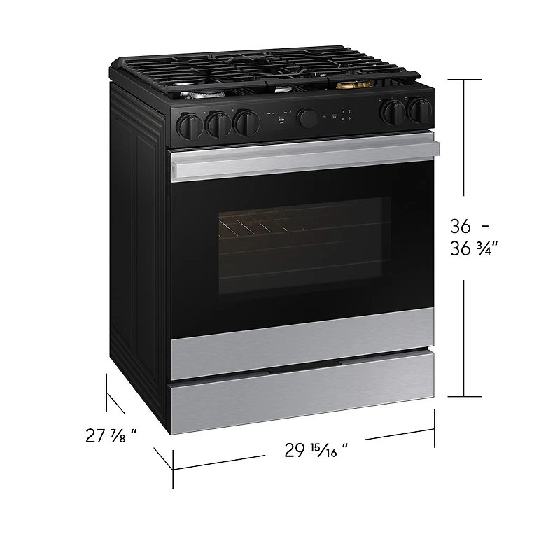 Gas Slide-In Range True Convection | Smart Oven Camera | Air Sous Vide 6.0 cu.ft.