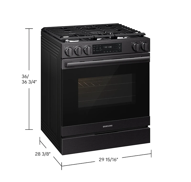 Gas Slide-In Range True Convection with Air Fry Max | Air Sous Vide 6.0 cu.ft