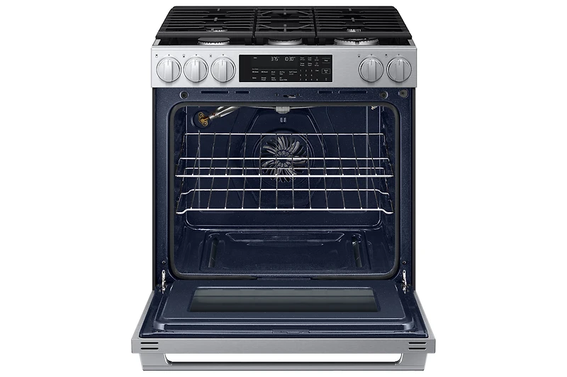 Gas Slide-In Range True Convection with Air Fry Max | Air Sous Vide | Soft Closing Door 6.0 cu.ft