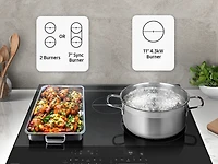 6.3 cu.ft. Induction Slide-In Range with Air fry | Samsung Canada