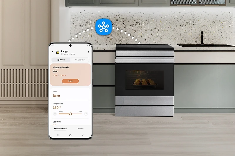 6.3 cu.ft. Induction Slide-In Range with Air Sous Vide NSI6DG9500SRAC | Samsung Canada