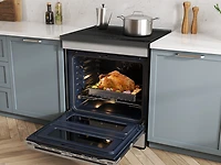 6.3 cu.ft. Induction Slide-In Dual Door Range with Ambient Lighting