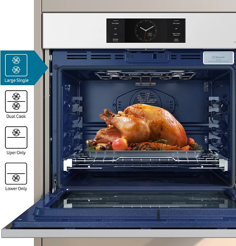5.1 cu. Ft. Bespoke 7 Series Single Wall Oven with AI Camera, Flex Duo, and Steam Cook | Samsung Canada