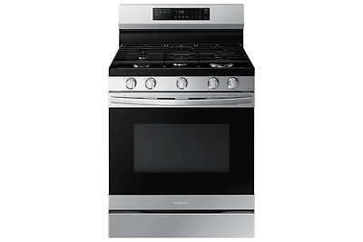 30" 6.0 cu. Ft. Smart Gas Freestanding Fan Convection Range with Air Fry | Samsung Canada