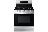 30" 6.0 cu. Ft. Smart Gas Freestanding Fan Convection Range with Air Fry | Samsung Canada
