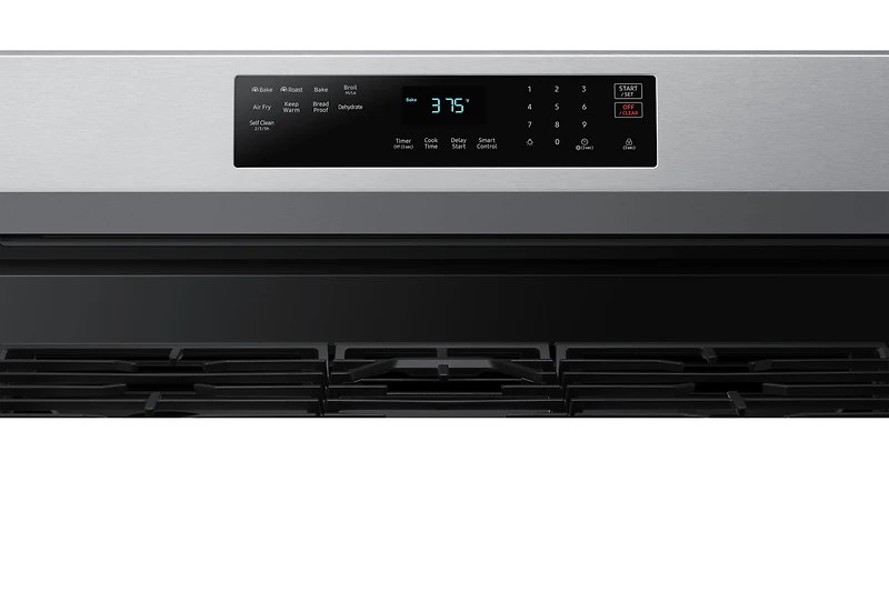 30" 6.0 cu. Ft. Smart Gas Freestanding Fan Convection Range with Air Fry | Samsung Canada