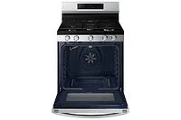 30" 6.0 cu. Ft. Smart Gas Freestanding Fan Convection Range with Air Fry | Samsung Canada