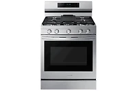 30" 6.0 cu. Ft. Smart Gas Freestanding True Convection Range with Air Fry | Samsung Canada