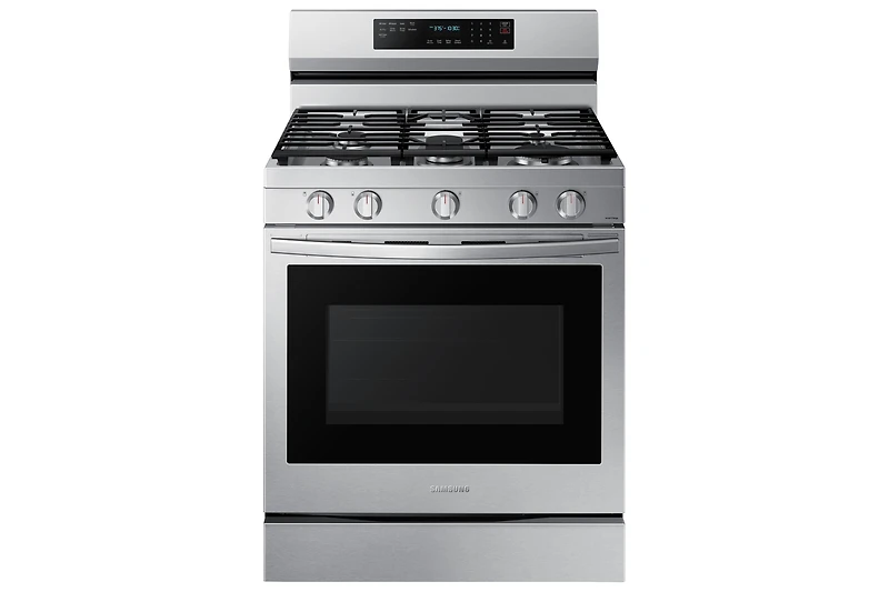 30" 6.0 cu. Ft. Smart Gas Freestanding True Convection Range with Air Fry | Samsung Canada