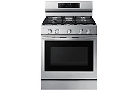 30" 6.0 cu. Ft. Smart Gas Freestanding True Convection Range with Air Fry | Samsung Canada