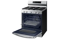 30" 6.0 cu. Ft. Smart Gas Freestanding True Convection Range with Air Fry | Samsung Canada